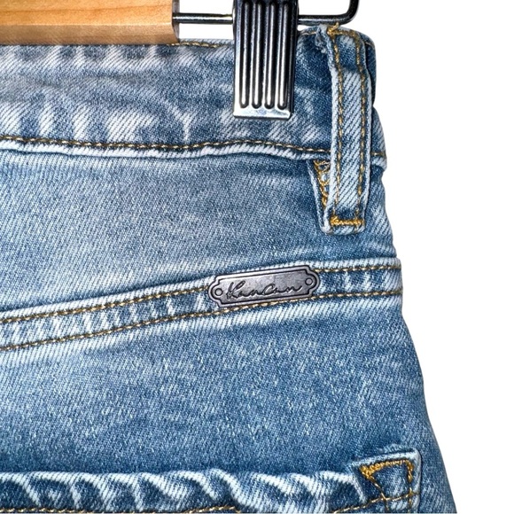 NEW KANCAN Baggy Fit Stretch Ankle Jeans High Rise Button Fly Acid Wash Size 25 - Picture 8 of 13